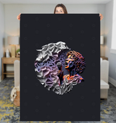 Acoustic Aura Sherpa Blanket
